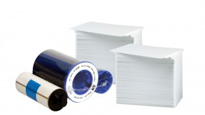 Pacote de Reabastecimento de Impressora - 800015-440 Cartões de Fita & PVC