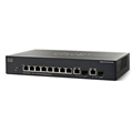 Switch-Full-PoE-Cisco-Gerenciavel-SF300-8-Portas-10-100-+-2-Gigabit-+-2-Gigabit-SFP